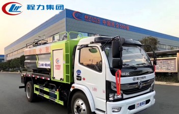 国六【水2.7方/污7方】东风D7 清洗吸污车