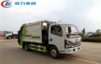 国六【6立方】东风D6 压缩垃圾车