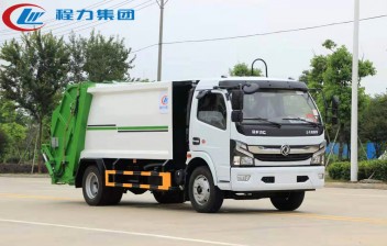 国六【8立方】东风D7 压缩垃圾车