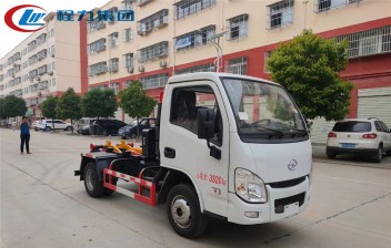 国六【3方 蓝牌】跃进 勾臂垃圾车
