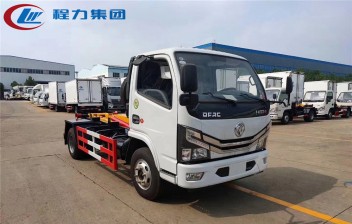 国六【5方】东风D6 勾臂垃圾车